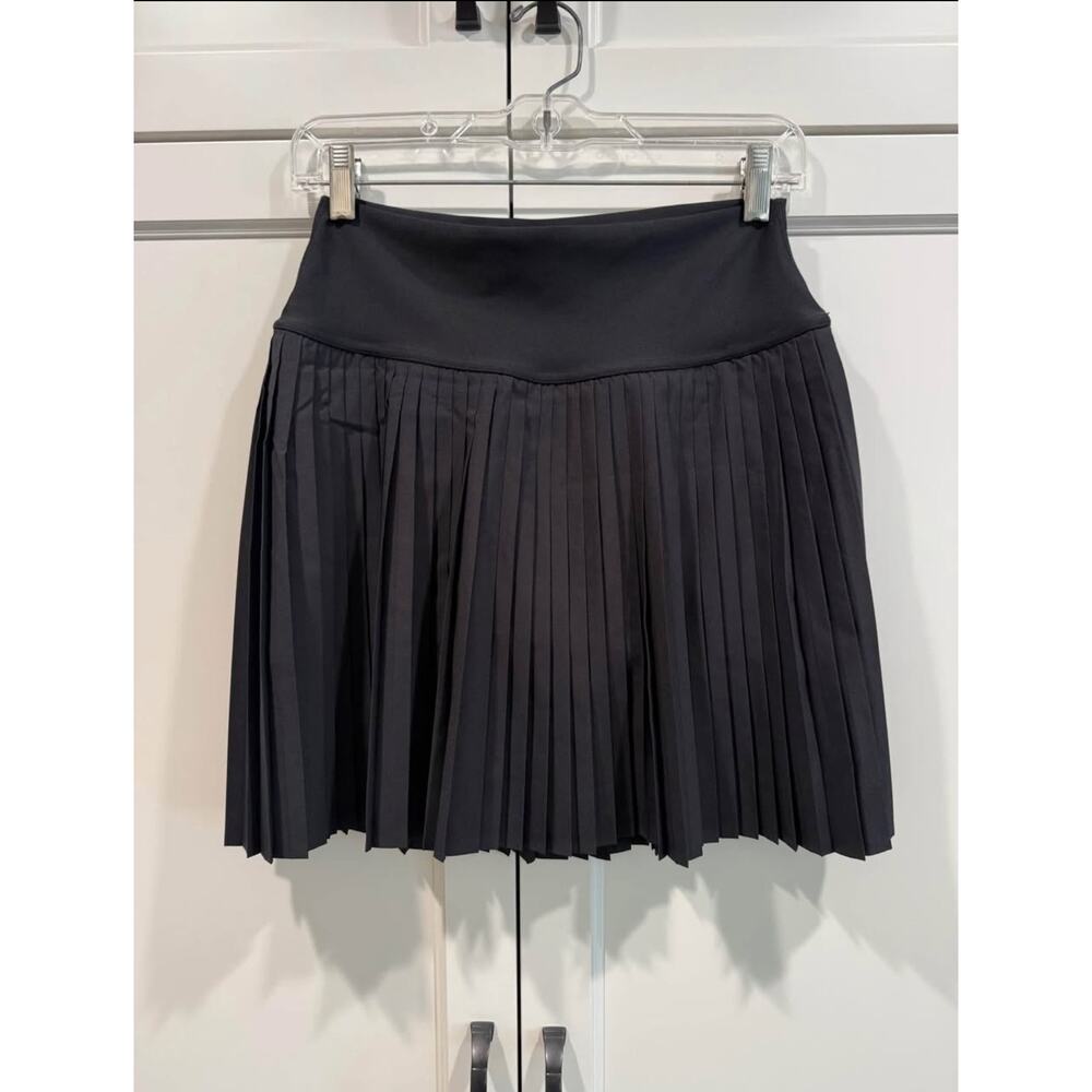 Alo Grand Slam Tennis Skirt Pleated Black Size Large - Picture 5 of 12